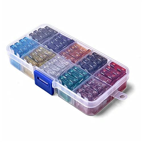Fusible lame assortiment 100 pièces ATC/ATO avec boîtier de rangement pour automobile