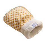 【Saco semicerrado】: El diseño semicerrado un escondite acogedor y cálido que ayuda a que su mascota se sienta segura, ideal para una relajación tranquila o reparadora durante los días fríos de otoño e invierno.