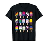 Gay Pride 2021 Ice Cream Identities LGBT Pride LGBTQIA T-Shirt
