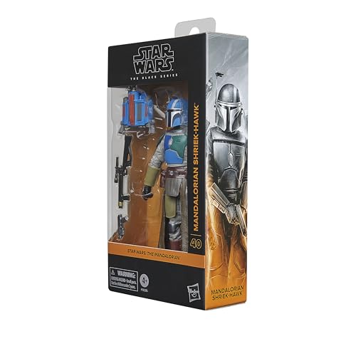 Hasbro figurine Star Wars The Series Mandalorian Shriek Hawk - vue 5