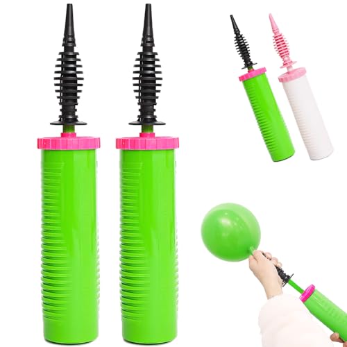 (2 Pack) Balloon Pump Hand Manual Inflator Balloons Manual Pump Blower Pump suitable for Party Decoration Ballons Arch Kit Balloon Garland Foil & Confetti Ballon