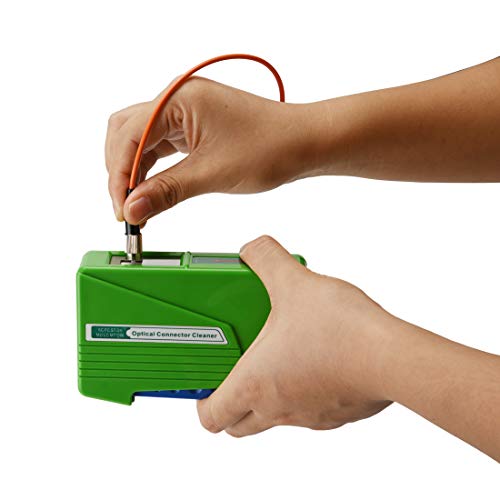 Fiber Optic Connector Cleaner, Fiber Optic Clean Supports 1.25Mm/2.5Mm,Sc,Fc,St,Mu,Lc, All Types Of Fiber Optic Connectors, Cleans Over 500 Times #TOP2