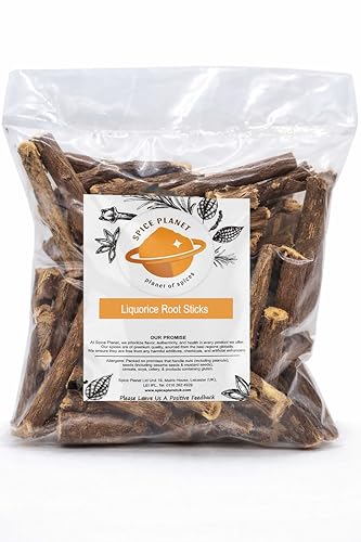 Liquorice | Licorice Dried Root Sticks | Jethimadh Sticks Premium by Spice Planet 25g-1.9kg (25 Grams)