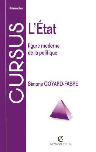 Télécharger L'Etat : Figure moderne de la politique (Philosophie) Livre eBook France