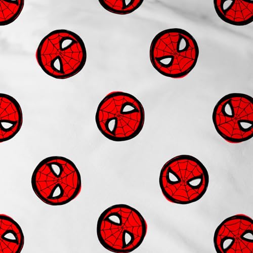 Miniatura 2 de Spiderman Home - Sábana Bajera Con Estampado De Cama Para 1 Persona, 100 Algodón, Oeko-Tex Sábana Bajera Infantil, 90 X 190 Cm, Color Blanco
