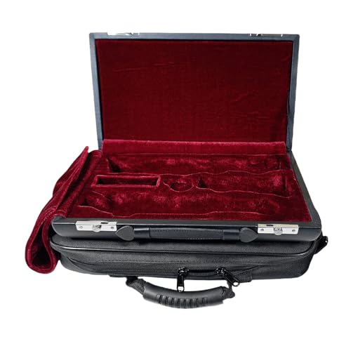 ModouString Oboe Case - PU Leather Hard Shell with Plush Interior & Durable Oxford Fabric Oboe Case Cover, Easy-Carry Handles for Transport