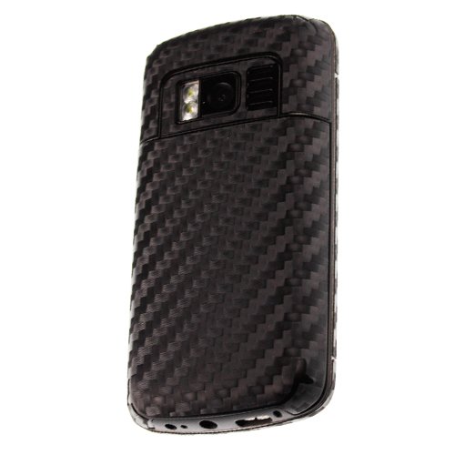 Nokia C6 01 Screen Protector + Carbon Fiber Full Body, Skinomi Techskin Carbon Fiber Skin For Nokia C6 01 With Anti-Bubble Clear Film Screen #TOP4
