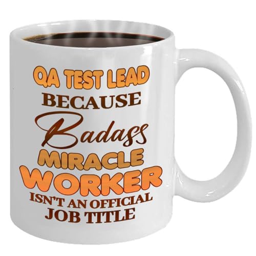 MONIZILUCKY Qa Test Lead Mug Gift For Qa Test Lead