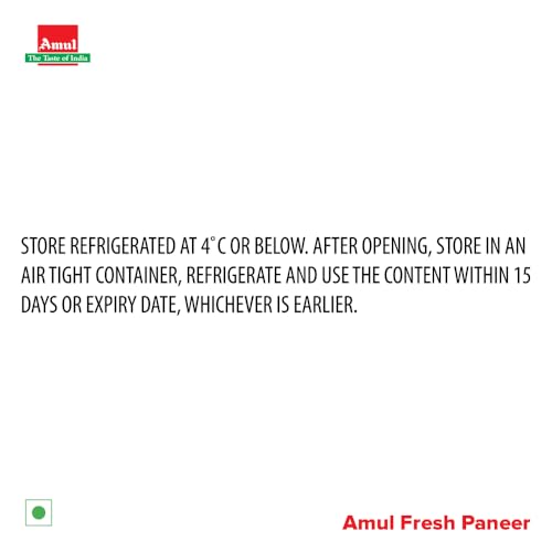 Image of Amul Fresh Malai Paneer Block Pouch, 200 g
