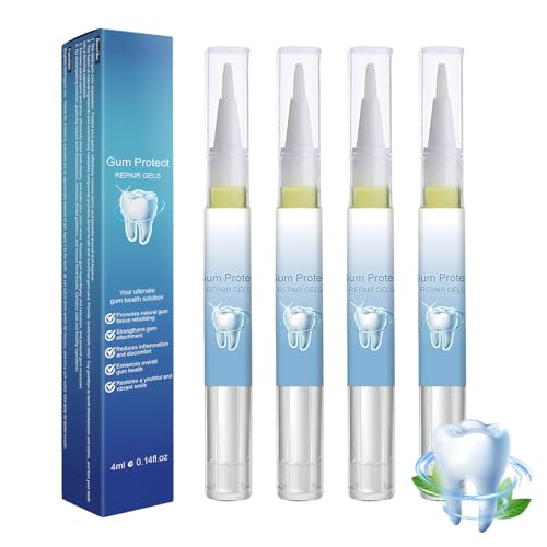 Llikknve 4Pcs Gum Repair Gel For Receding Gum,Teeth & Gum Protect Repair Gel,Enamel Polishing, Gums Shield Soothing Gel.