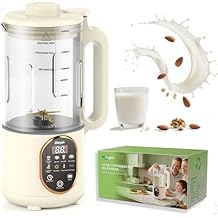 Beyn 10-in-1 Automatic Nut Milk Maker Machine, 60oz Large Capacity with 48 Titanium Blades & Self-Cleaning. for Homemade Almond, Soy, Oat Milk, Milkshake Cream