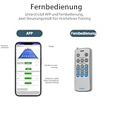 PUSUN PT-MINIPro Tragbare Tennisballmaschine - Leichte Indoor-Tennismaschine mit APP-Steuerung, 65-Ball-Kapazität, Tennistrainer für Schulen (3-5h Akku) (Schwarz)