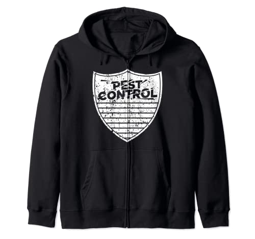 Divertido Control de Plagas Exterminador Halloween Vintage Apparel Sudadera con Capucha