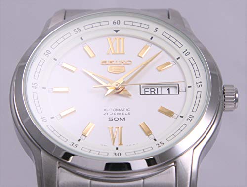 Image of SEIKO 5 Automatic White Dial Men's Watch SNKP15K1