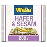 Wasa Knäckebrot Hafer & Sesam 12x230g | Das Milde Hafer & Sesam Knäckebrot, reich an Ballaststoffen