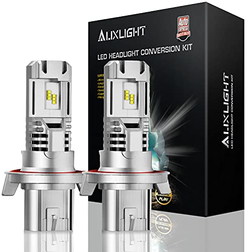 AUXLIGHT 9008 H13 LED Headlights, High Low Dual Beam Bulbs, 12000LM Per Set 6500K Xenon White (Pack of 2)