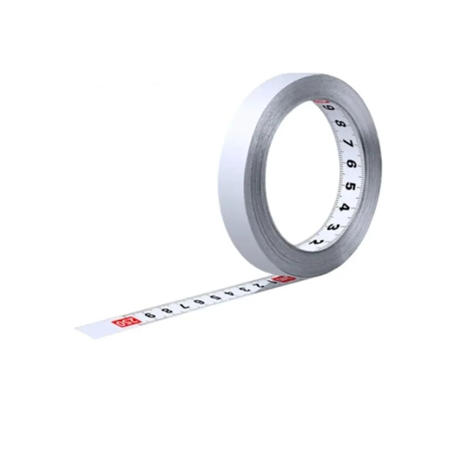1/2/3m Adhesive Backed Tape Ruler 13MM Width Metric Scale Stainless Steel Workbench Measuring Tape Stickers Miter Track Measure(Forward-3M)