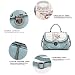 Imagen de BUKESIYI Mujer Bolsos Bandolera Vestir Casual Bolsos de Mano Convertible PU Cuero Piel ES77101 Azul