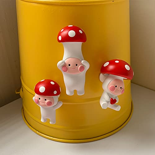 Imanes de Refrigerador en Forma de Hongo Cartoon, Paquete de 3 miniatura 2
