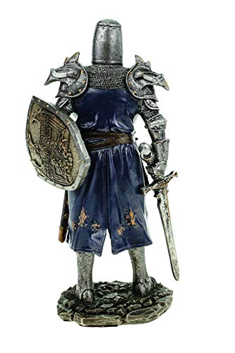Joh. Vogler GmbH Deutscher Ritter in Rüstung Schwert und Schild 19 cm Figur Deko Skulptur – Bild 6