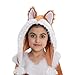 Spooktacular Creations Halloween Girls Fox Costume, Kids Sweet Fox Costume for Child, Toddler Halloween Dress Up, Jungle-themed Party (Medium (5-7 yrs))