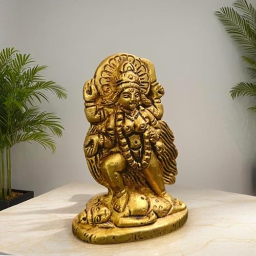 Estatua de Diosa Kali de Bronce 2.5 pulg. miniatura 4