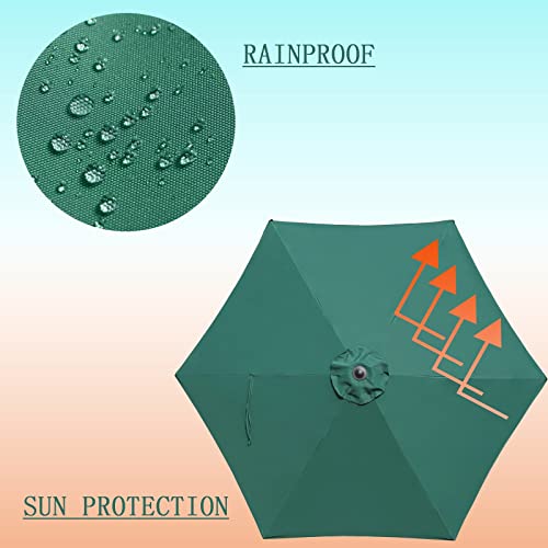 Sombrilla con función de inclinación y protección solar para exteriores 6