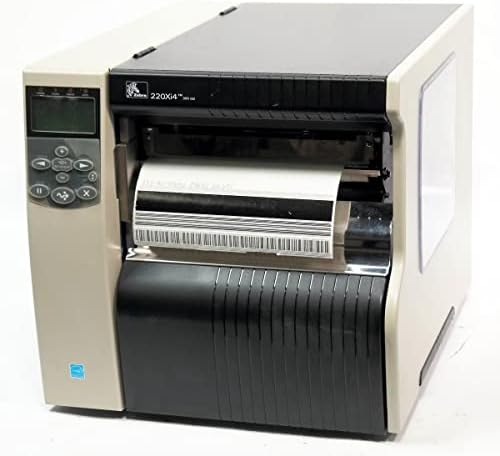 Zebra Technologies 223-801-00000 220XI4 Industrial Printer, 8" Tabletop, 300 DPI, INT net 10/100, 16MB with ZPL II and XML