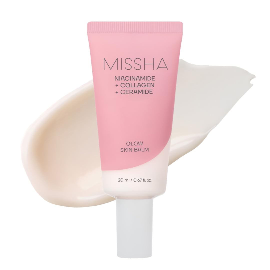 MISSHA Glow Skin Balm Travel Size 4-in-1 Primer Cream 0.68 oz Glow Balm 0.68 Fl Oz (Pack of 1)