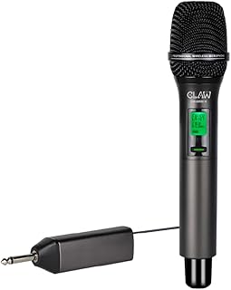 CLAW CW-SR50H UHF Wireless Dynamic Microphone with Plug & Play Receiver, LED Display, One-Tap Mute, 50m Long Range, Rechar... Price In India