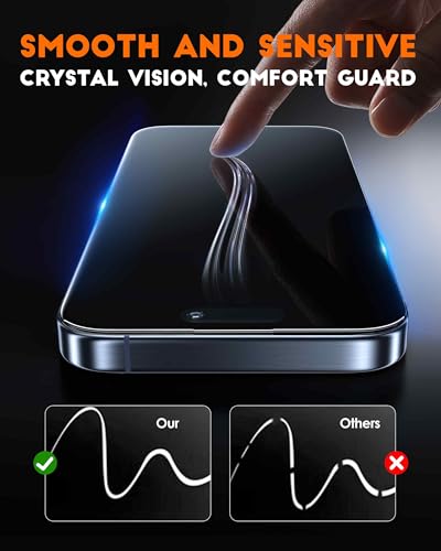 chubbycable HD Glass Screen Protector for iPhone 16 Pro, 2 Pack | Tempered Glass, Ultra Clear, Auto Dust-Elimination, Bubble-Free Install, Daily Screen Guard, Fingerprint Resistant - image 4