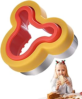 Sandwich Cutters and Sealer, Decruster Sandwich Crimpers for Making Sandwiches, Hamburgers, Pies, with Vegetable Fruit Cutters for Kids Lunch Box and Bento Box