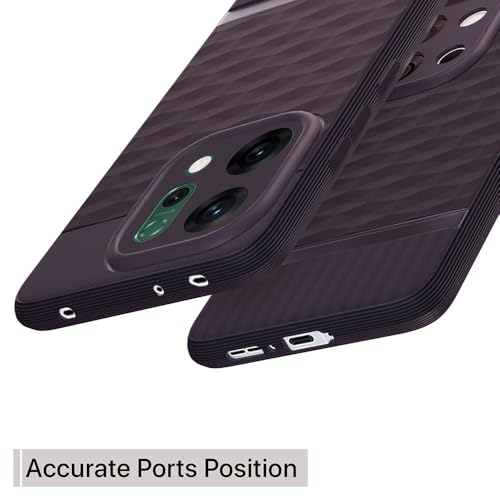 Image of amazon basics Shockproof Case for Oppo Reno14 Pro 5G | Full Camera Protection | TPU Flexible Back Cover for Oppo Reno14 Pro 5G (Purple)