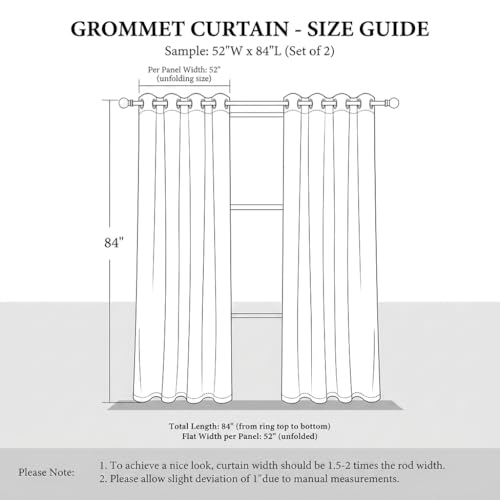 Burnt Orange Ombre Blackout Linen Curtains 84 Inches Length,2 Panels by XFLINGBAO - Used condition - Image 6