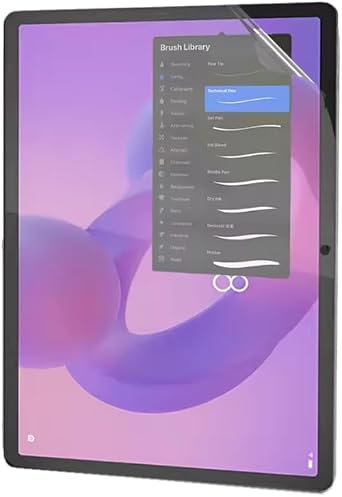 2pc Matte Paper Feel Screen Protector compatible with Lenovo Idea Tab Pro 12.7" Soft Anti-Fingerprint, Writing, Drawing with the Stylus like on paper