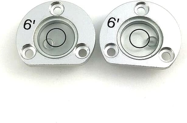 2PC Semicircle Level Bubble For TS02 TS06 TS09 TPS800 TPS400 Total Stations Aluminum Bubble Surveying