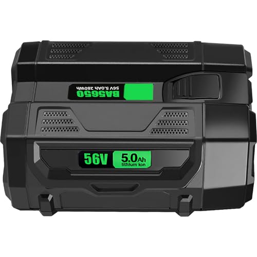 Image of 56V 5.0 Ah Replacement for EGO Battery for Ego 56V Battery BA2800 BA2800T BA1400T BA2242T BA4200 BA4200T BA5600T, fit for All 56V EGO Power Tools ST1511T LB7654 ST1623T MHC1502 ST1502LB