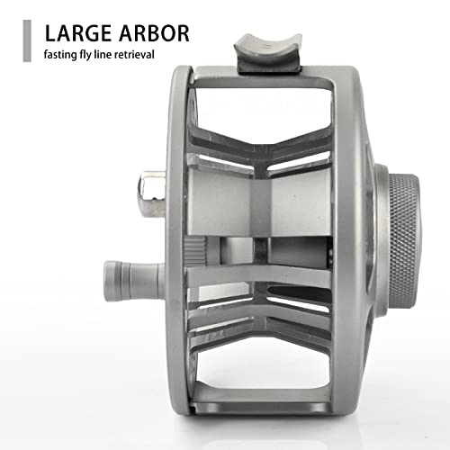 Fly Reel Large Arbor with CNC-machined Aluminum Alloy Body 3/4, 5/6, 7/8, 9/10 Weights - Image 4