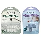 Nippii Freezer Teether Pacifier & Ice Cube Tray – Soft Silicone Freezable Teething Paci for Baby Teething Relief - Cold Teething Toy 0-9 Months - BPA Free, Medical Grade & Easy to Clean