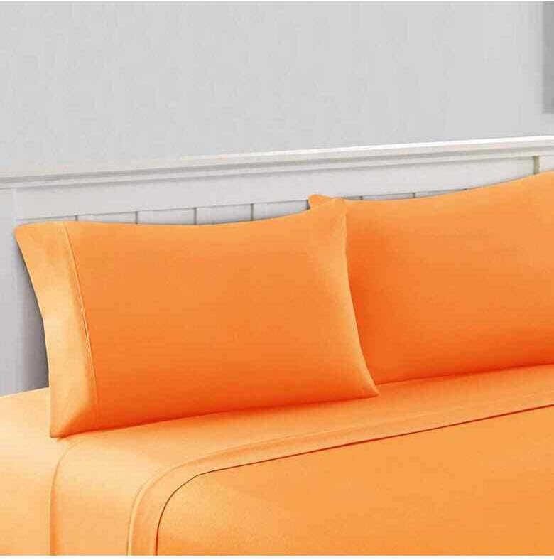 Empire Home Fashi Persian Collection Solid Flat Sheet 1800 Wrinkle Free New (Cream, Twin) : Home & Kitchen