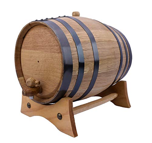 Sofia's Findings 5 Liters-American Oak Aging Barrel | Age Your own Tequila, Whiskey, Rum, Bourbon, Wine - 5 Liter or 1.32 Gallons
