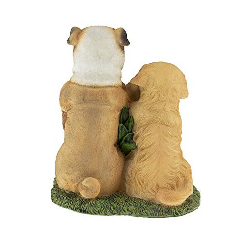 Clever Garden Dog Welcome Sign Garden Statue Outdoor Décor, Resin Figurine Decoration For Lawn, Yard, Patio, Porch, And More #TOP3
