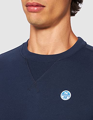 NORTH SAILS Felpa in Cotone Organico in Viola 3XL