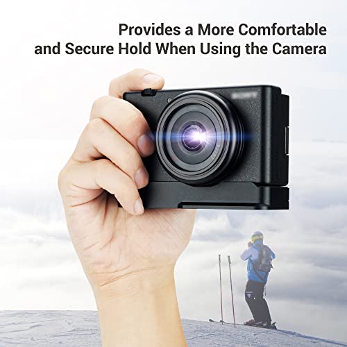 Image of JJC Metal Grip Extension with Shoe Mount for Sony ZV-1F ZV-1II(Not for ZV1)