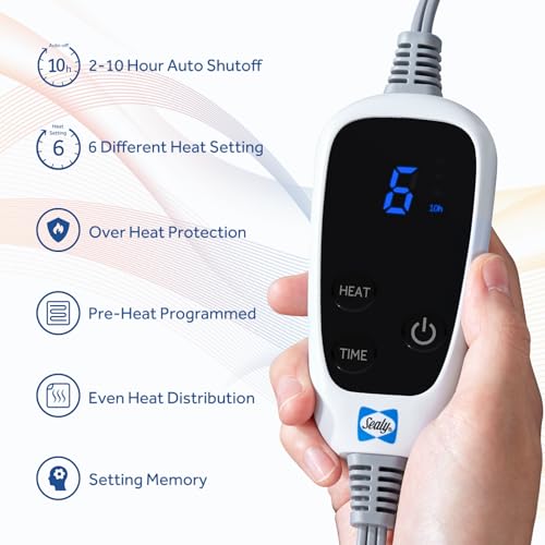 Sealy Cobertor Elétrico Aquecido, Manta De 50