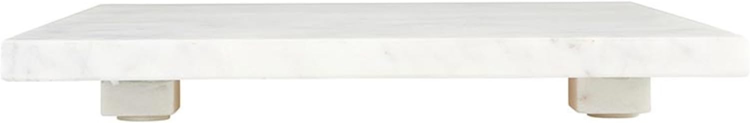 Santa Barbara Design Studio Marble Charcuterie Boards Cheese Board Cutting Board, 10" Square, White