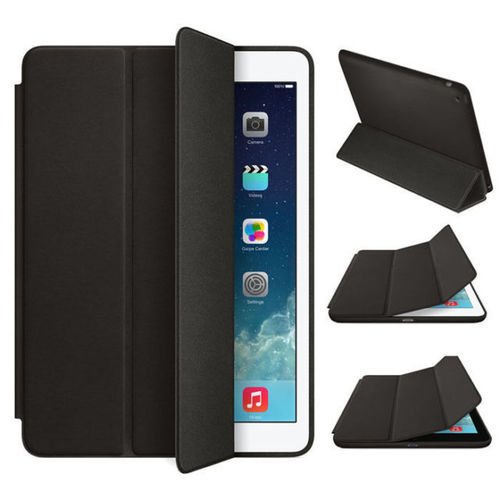 Image of Mcart Flip ipad Cover iPad 9.7 case 2018 /2017 5th ipad case 6th Generation Tifold Matt Black