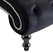 vidaXL Chaiselongue Samt dick gepolstert Home Modern Sleeper Sofa Liege Couch für Schlafzimmer Wohnzimmer Freizeit Club Stuhl Sofa Bett Schwarz