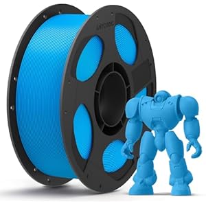 ANYCUBIC PLA Filament 1,75mm, Refill PLA und Spool Kit, 3D Drucker Filament PLA, Vakuumverpackung, Intelligente Identifikation, 1KG Cyan