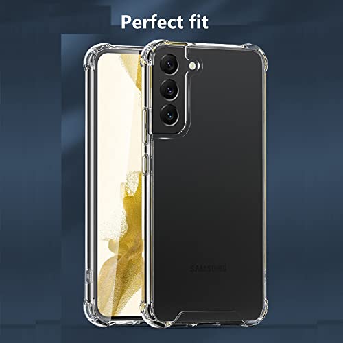 Totill For Samsung S22 Clear Case, Shockproof Smartphone Cover, Rreinforced Corner Phone case for Samsung Galaxy S22 Funda Coque Hülle - Pure Clear (6.1 inch) Totill For Samsung S22 Clear Case, Shockproof Smartphone Cover, Rreinforced Corner Phone case for Samsung Galaxy S22 Funda Coque Hülle - Pure Clear (6.1 inch)